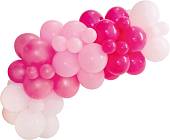 Гирлянда Ассорти для девочки из воздушных шаров, 45 шт. в уп./6233267